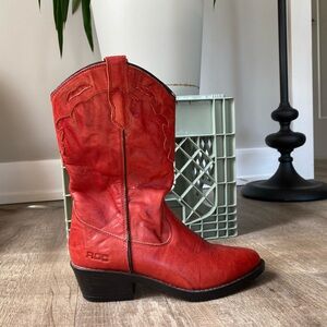 ROC Women's Red Heeled Boots